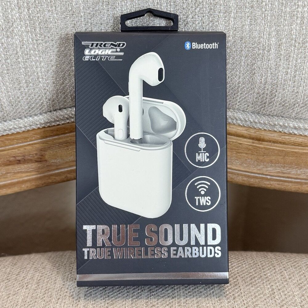 Trend Logic Elite true sound Wireless earbuds Mic tws Bluetooth travel leisure